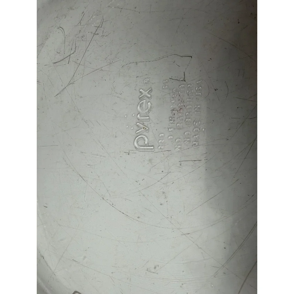 Pyrex clear glass
